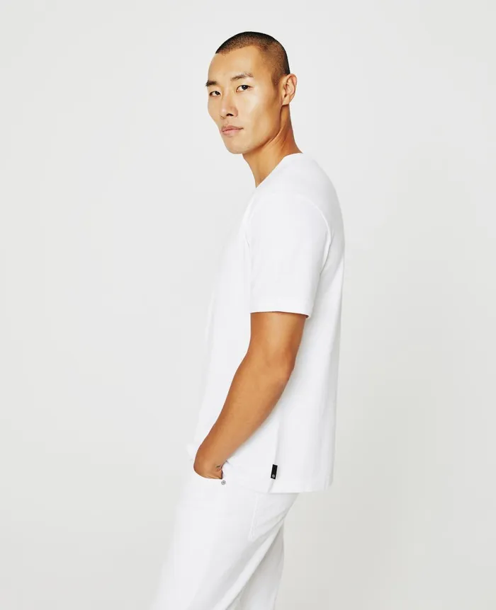 Wesley Crew True White Men AG Jeans Tees Wesley Crew True White Men AG Jeans Tees