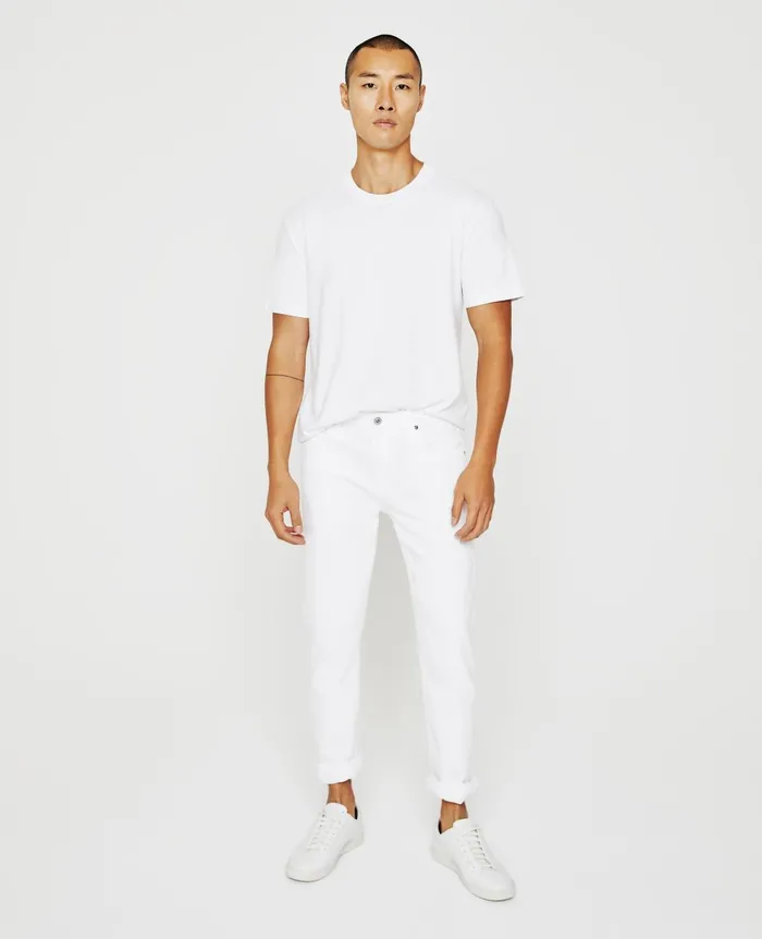 Wesley Crew True White Men AG Jeans Tees Wesley Crew True White Men AG Jeans Tees