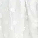 White Polka Dot Mesh Button Down Top Clothing Unique Vintage Blouses