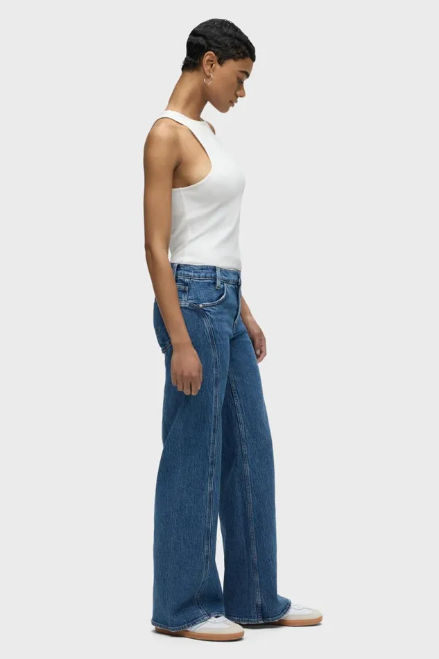 Wide Leg Women Hudson Jeans Lexi MidRise Seamed Wide Leg Salt Lake Wide Leg Women Hudson Jeans Lexi MidRise Seamed Wide Leg Salt Lake