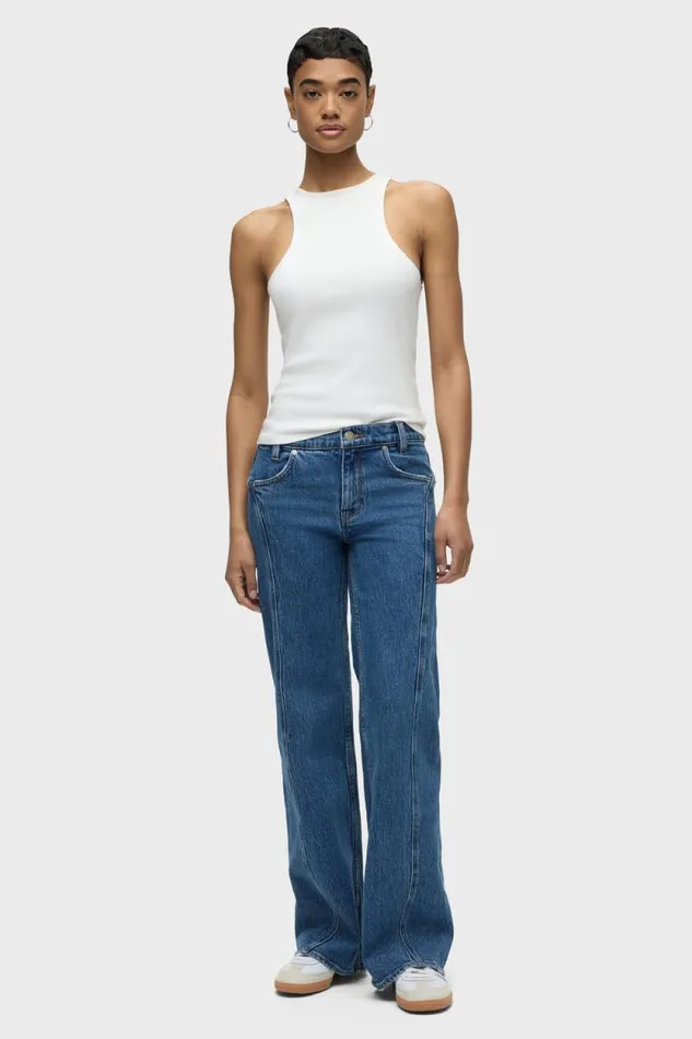 Wide Leg Women Hudson Jeans Lexi MidRise Seamed Wide Leg Salt Lake Wide Leg Women Hudson Jeans Lexi MidRise Seamed Wide Leg Salt Lake