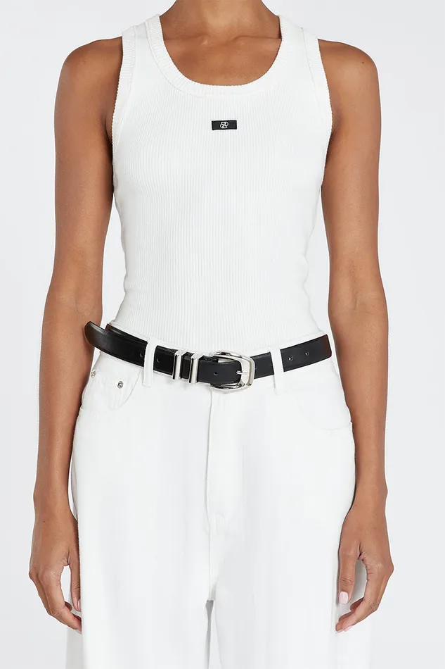 WINDSOR BLACK LEATHER BELT Women DISSH Belts