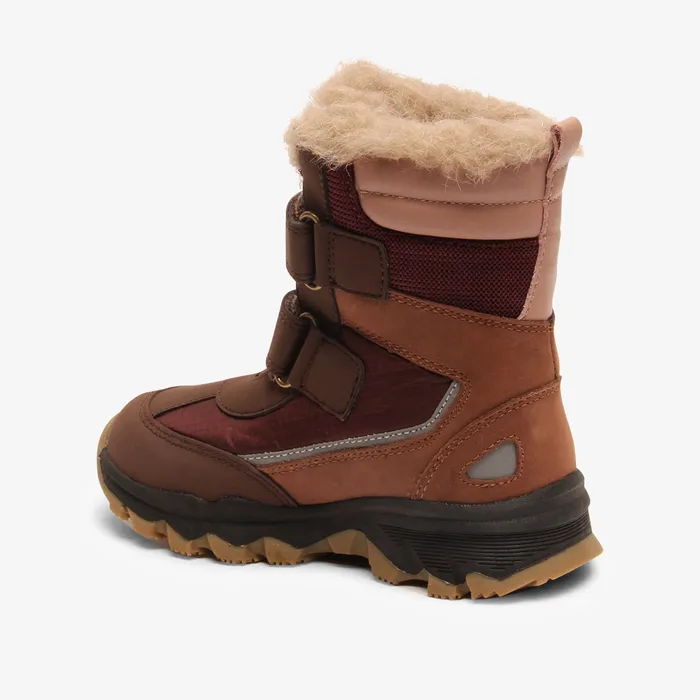 Winter boots eddie tex bordeaux Red 8211 bisgaardshoes KIDS