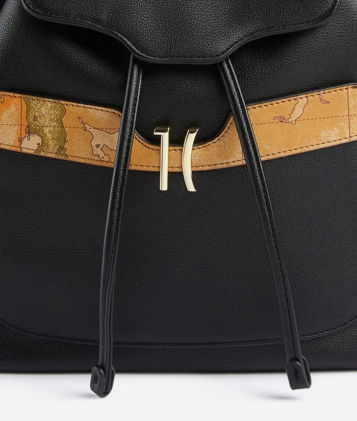 Woman Backpacks Bucket and Belt Bags Alviero Martini Innovative Vision Backpack Black