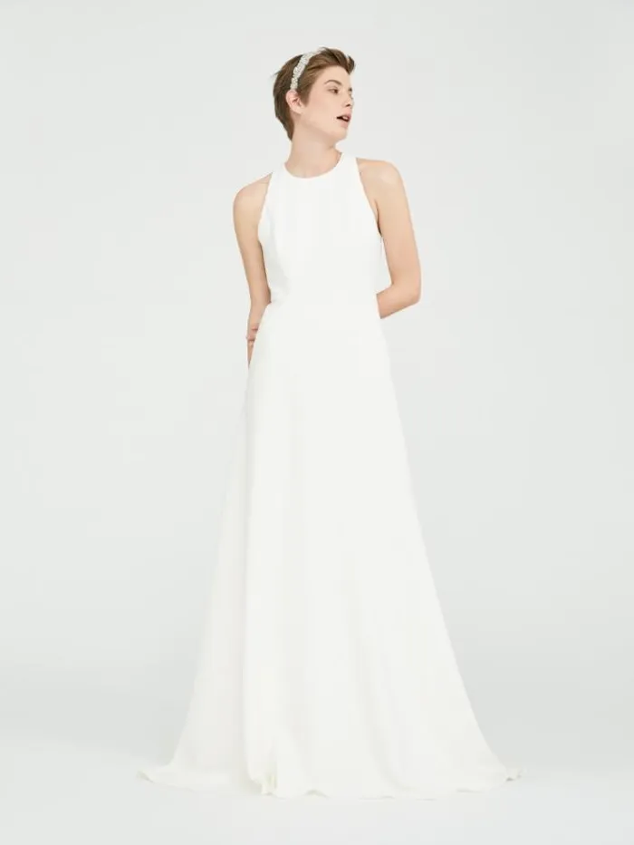 Woman Cady Dress Milk Maxmara Bridal Clothing