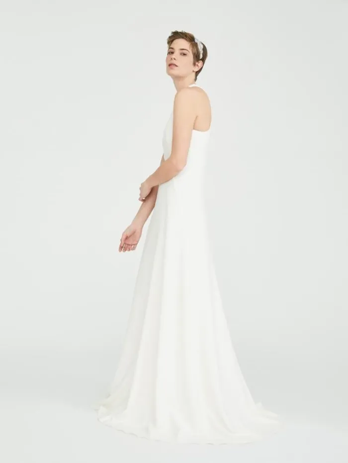 Woman Cady Dress Milk Maxmara Bridal Clothing Woman Cady Dress Milk Maxmara Bridal Clothing