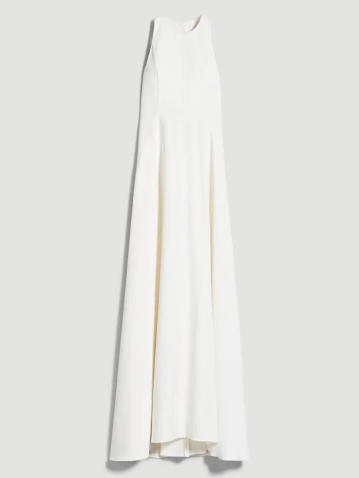 Woman Cady Dress Milk Maxmara Bridal Clothing Woman Cady Dress Milk Maxmara Bridal Clothing