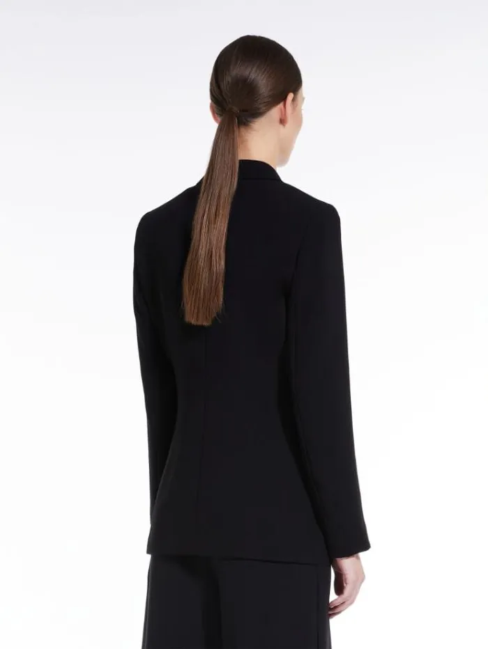 Woman Cady Jacket With Bow Black Maxmara Suit Woman Cady Jacket With Bow Black Maxmara Suit