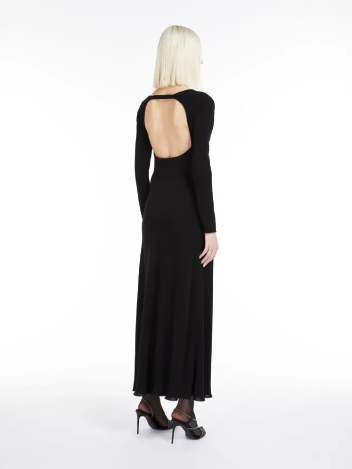 Woman Cady Long Dress Black Maxmara Dresses
