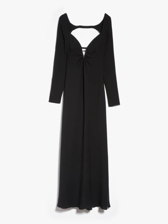 Woman Cady Long Dress Black Maxmara Dresses Woman Cady Long Dress Black Maxmara Dresses