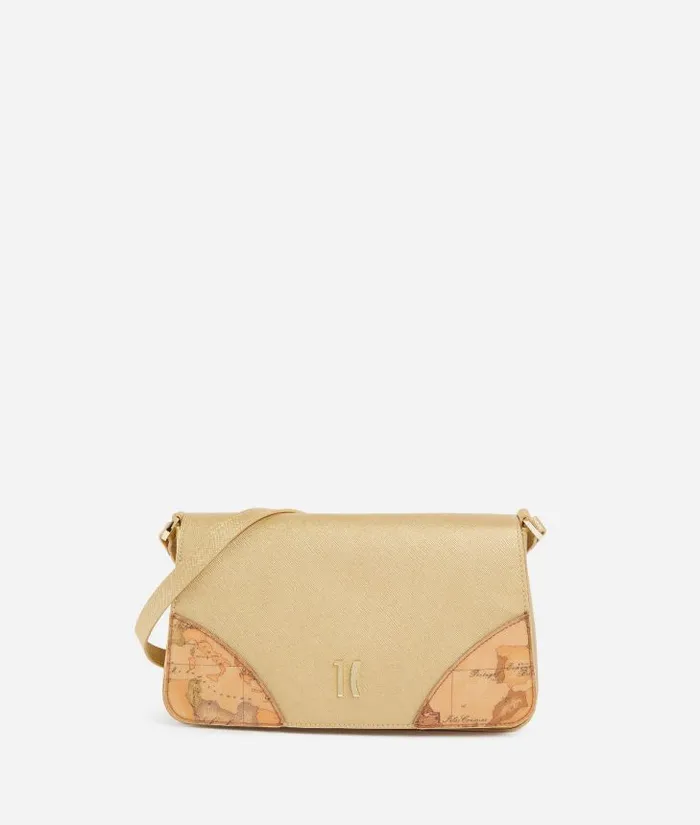 Woman Crossbody Bags Alviero Martini Flying City Flap Crossbody Bag Bright Gold Woman Crossbody Bags Alviero Martini Flying City Flap Crossbody Bag Bright Gold