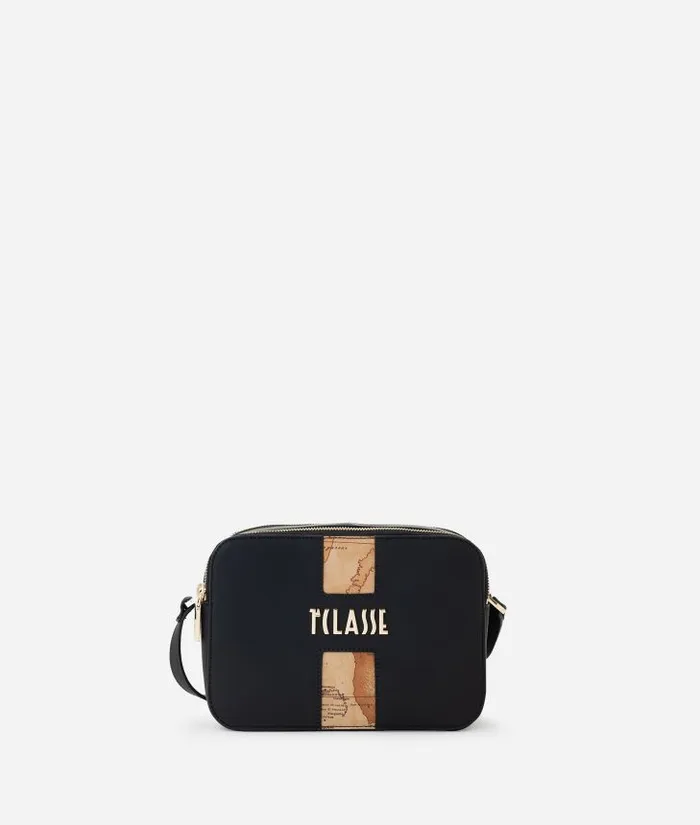 Woman Crossbody Bags Alviero Martini Journey Geo Small TwoZip Reporter Crossbody Bag Black Woman Crossbody Bags Alviero Martini Journey Geo Small TwoZip Reporter Crossbody Bag Black