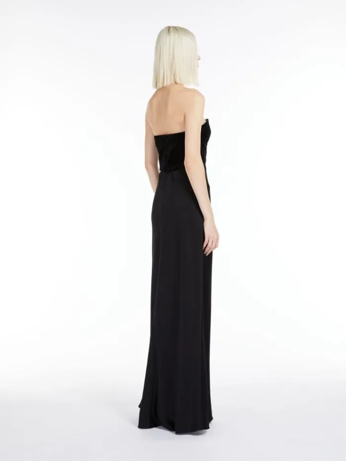 Woman Envers Satin Bustier Dress Black Maxmara Dresses