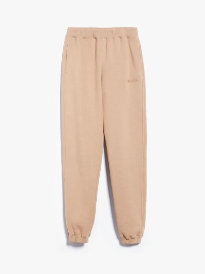 Woman Fleece Joggers Honey Maxmara Trousers Woman Fleece Joggers Honey Maxmara Trousers