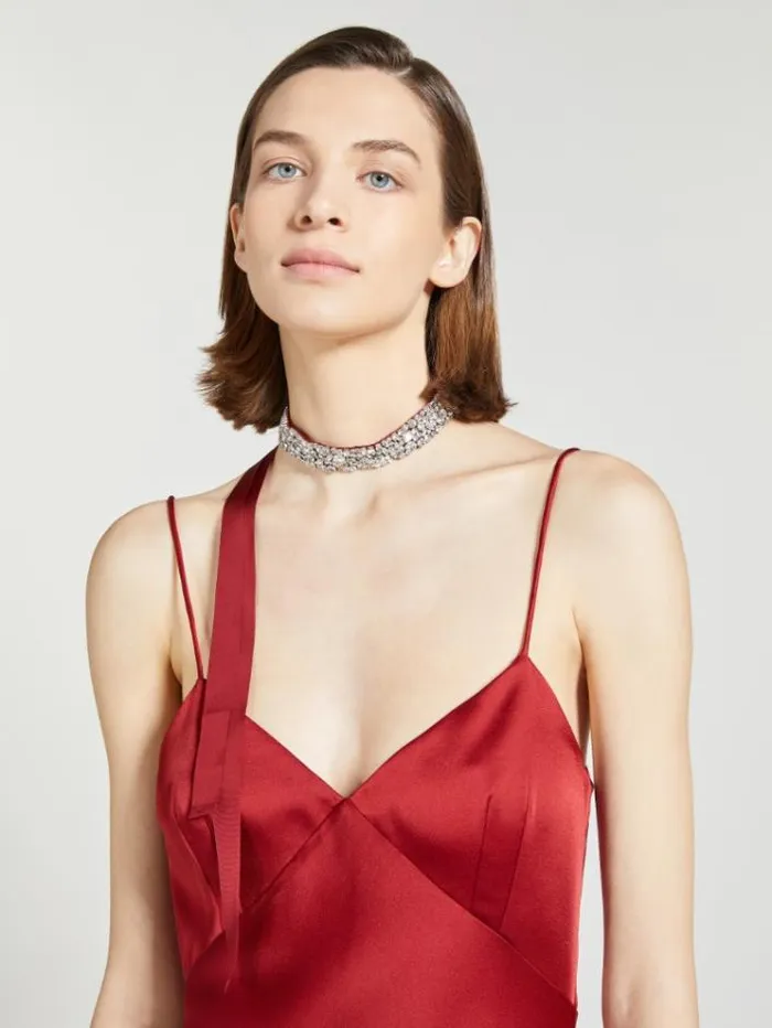 Woman Grosgrain Belt Bordeaux Maxmara Bridal Accessories Woman Grosgrain Belt Bordeaux Maxmara Bridal Accessories