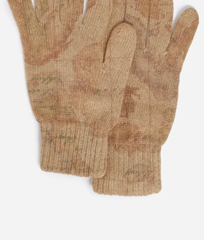 Woman Hats Alviero Martini Cashmere Blend Gloves Geo Classic