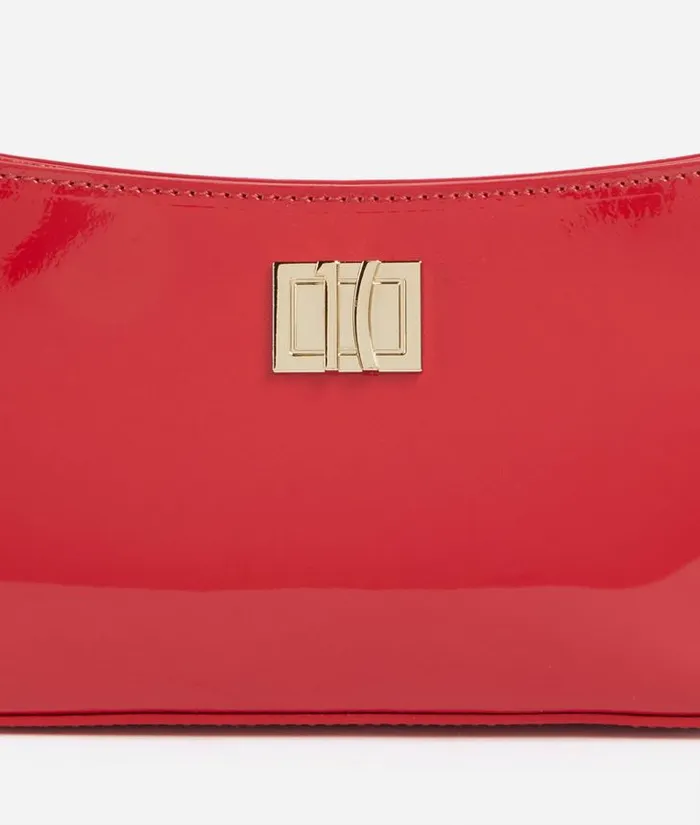 Woman Mini Bags and Pouches Alviero Martini Winter Spirit Pouch With Chain And Crossbody Strap Red