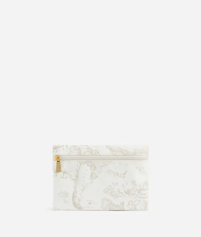 Woman Pouches and Toiletry Bags Alviero Martini Geo Soft White Large Rectangle Pouch Woman Pouches and Toiletry Bags Alviero Martini Geo Soft White Large Rectangle Pouch