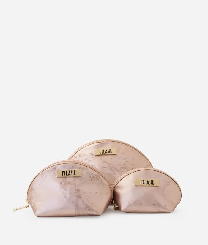 Woman Pouches and Toiletry Bags Alviero Martini Pouch Set Pearl Pink