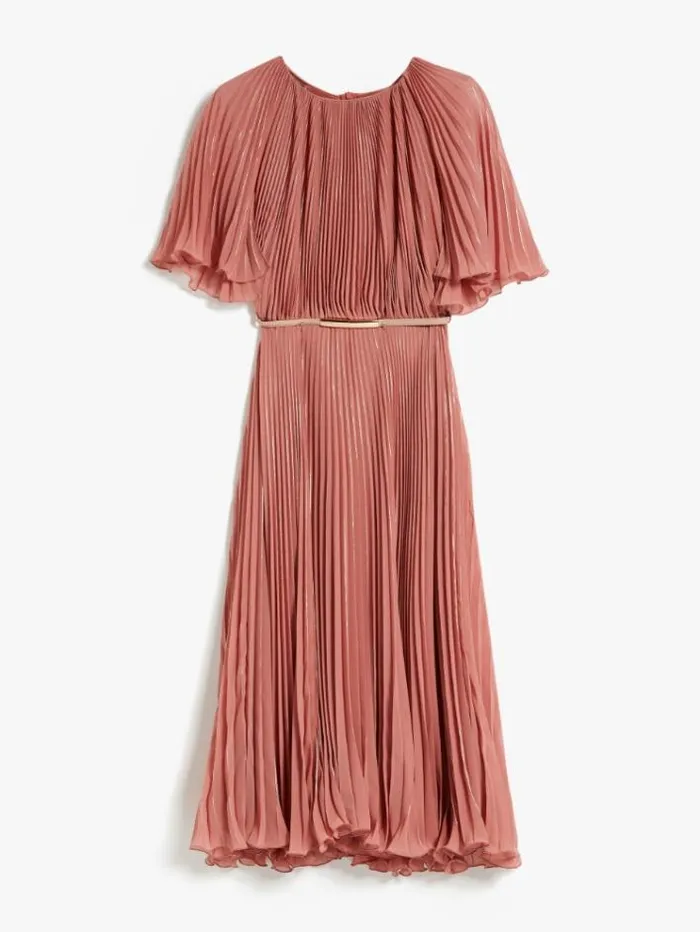 Woman Sable Georgette Dress Antique Rose Maxmara Dresses Woman Sable Georgette Dress Antique Rose Maxmara Dresses
