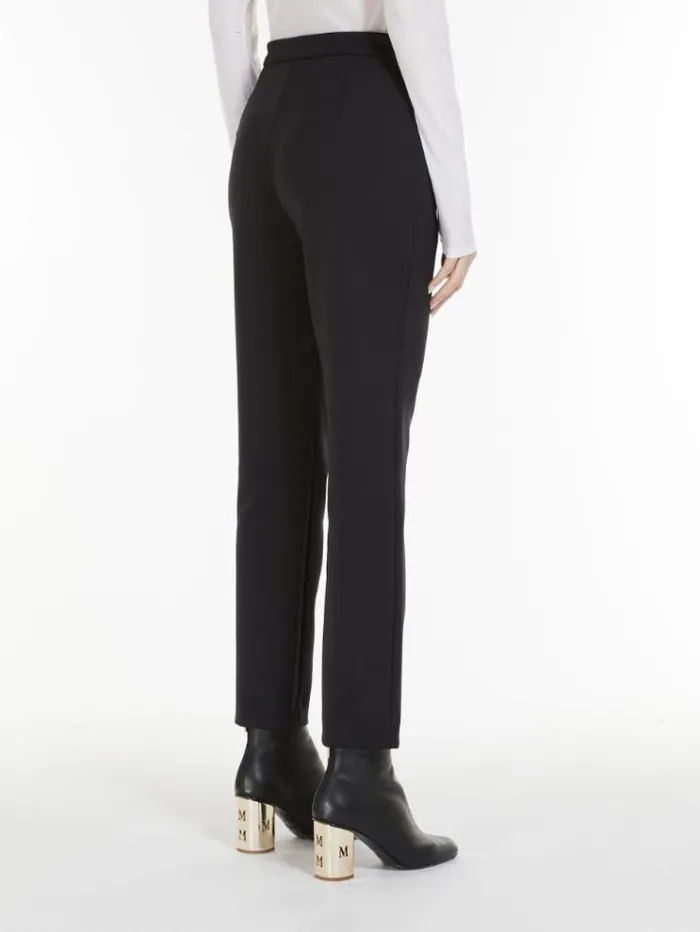 Woman Scuba Jersey Trousers Black Maxmara Suit Woman Scuba Jersey Trousers Black Maxmara Suit