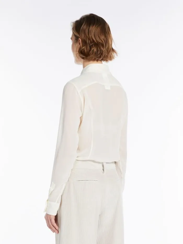 Woman Silk Georgette Shirt Silk Maxmara Shirts And Tops Woman Silk Georgette Shirt Silk Maxmara Shirts And Tops