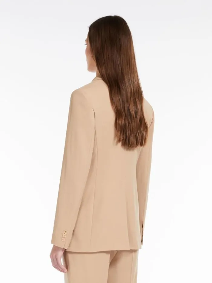 Woman Singlebreasted Wool Jacket Camel Maxmara Suit Woman Singlebreasted Wool Jacket Camel Maxmara Suit