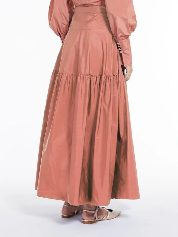 Woman Taffeta Skirt Antique Rose Maxmara Skirts Woman Taffeta Skirt Antique Rose Maxmara Skirts