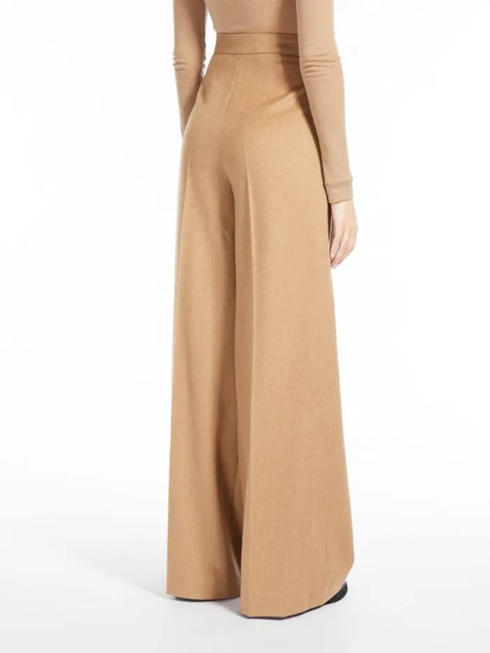 Woman Wide Camel Colour Trousers Camel Maxmara Suit Woman Wide Camel Colour Trousers Camel Maxmara Suit
