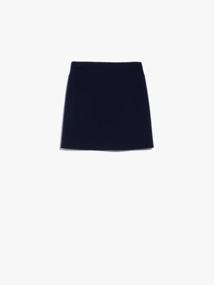 Woman Wool Bodycon Skirt Midnightblue Maxmara Skirts Woman Wool Bodycon Skirt Midnightblue Maxmara Skirts