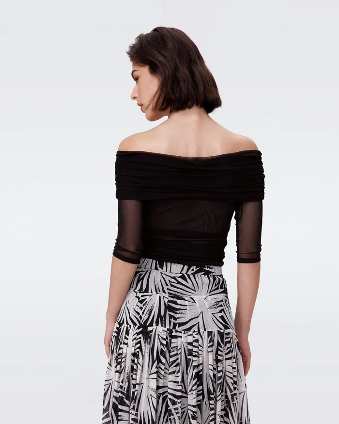 Women Alex Bodysuit Black DVF Tops