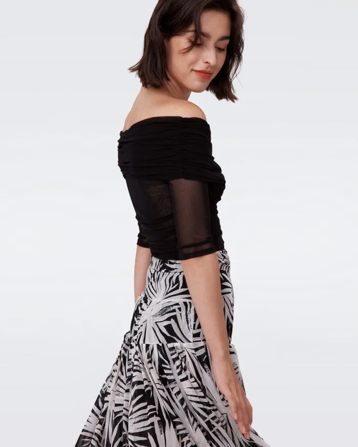 Women Alex Bodysuit Black DVF Tops