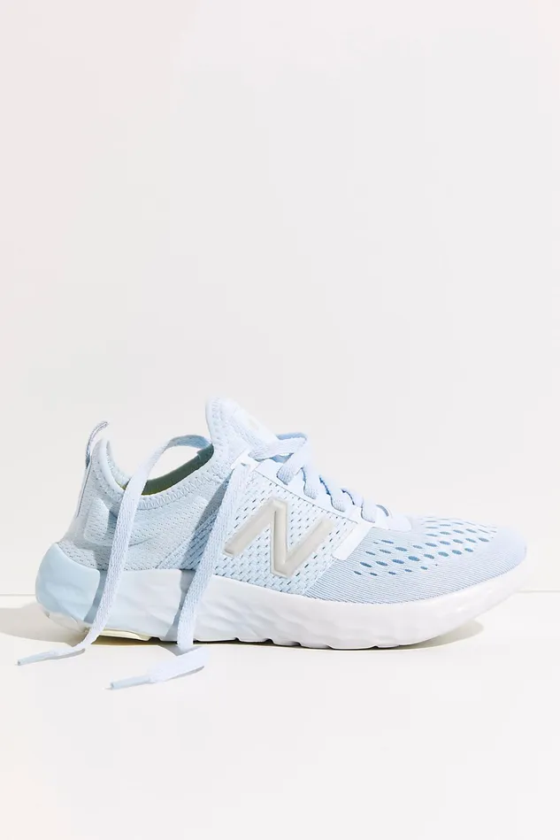 Women Athletic Shoes Free People Fresh Foam Sport V2 Sneakers Uv Glo Star Glo Silver