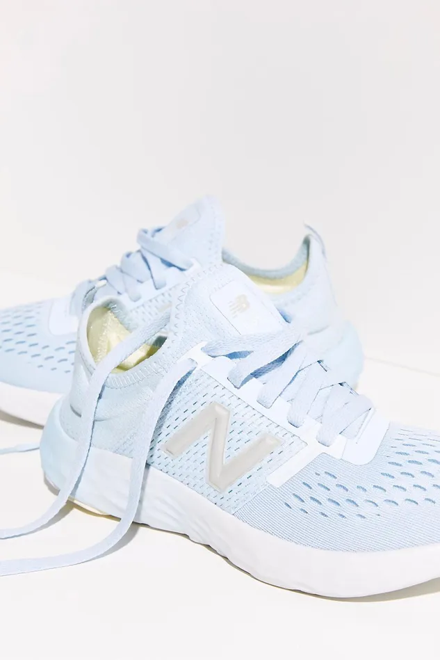 Women Athletic Shoes Free People Fresh Foam Sport V2 Sneakers Uv Glo Star Glo Silver