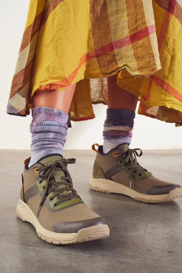 Women Athletic Shoes Free People Teva Gateway Mid Sneakers Burnt Olive