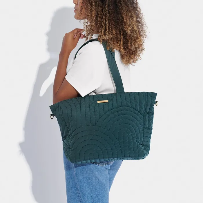 Women Baby Changing Bags and Pouches Katie Loxton Quilted Tote Bag 8211 Dusty Navy Women Baby Changing Bags and Pouches Katie Loxton Quilted Tote Bag 8211 Dusty Navy