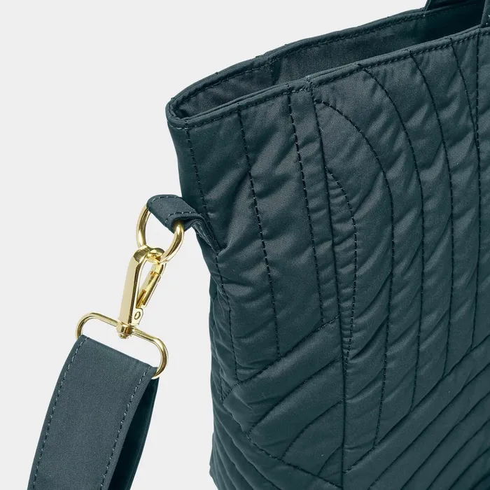 Women Baby Changing Bags and Pouches Katie Loxton Quilted Tote Bag 8211 Dusty Navy