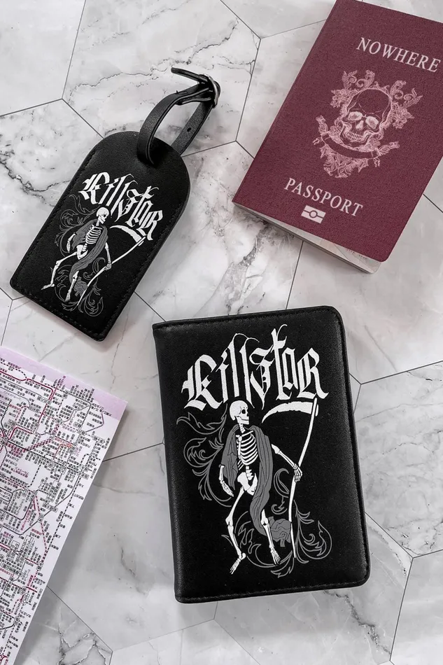 Women Bags Travel Bags Killstar Danse Macabre Travel Set