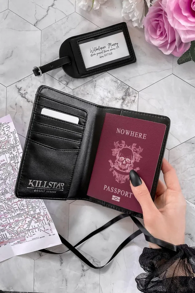 Women Bags Travel Bags Killstar Danse Macabre Travel Set