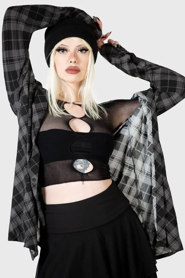 Women Basics Killstar Cain Shirt