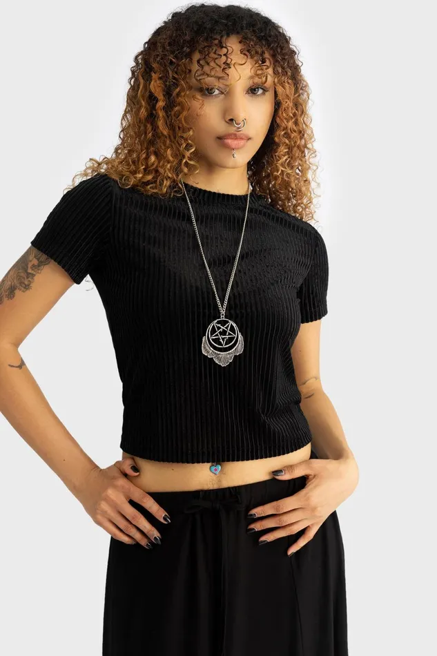 Women Basics Killstar Lunisolar Top