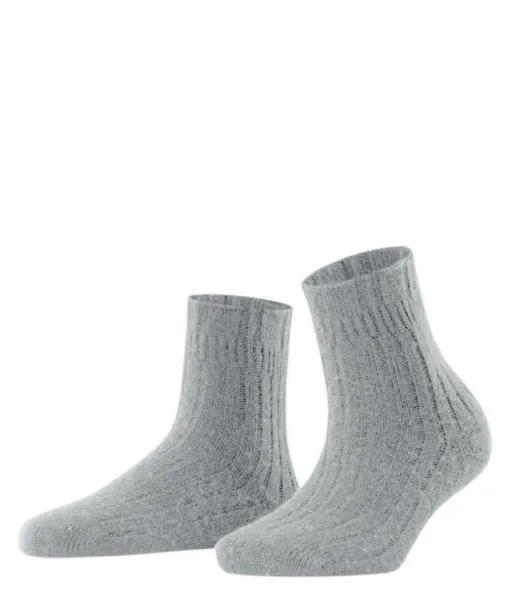 Women Bedsock Rib Women Socks Silver FALKE Socks