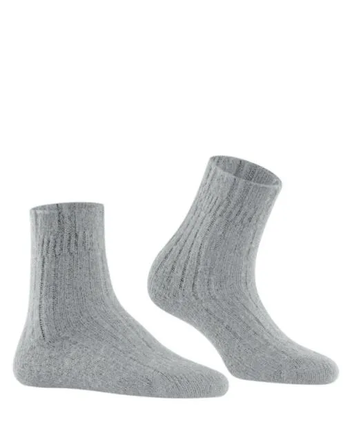 Women Bedsock Rib Women Socks Silver FALKE Socks