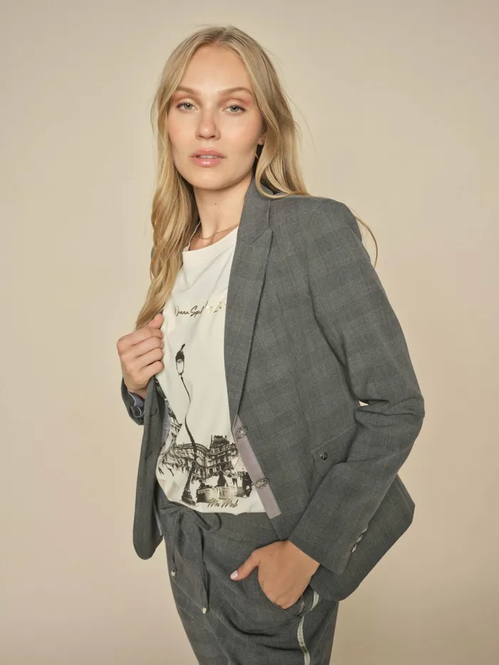 Women Blazers MOS MOSH MMBlake Kimi Blazer Sharkskin