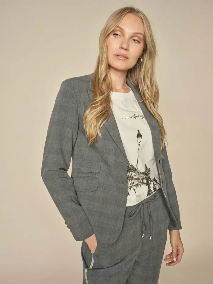 Women Blazers MOS MOSH MMBlake Kimi Blazer Sharkskin