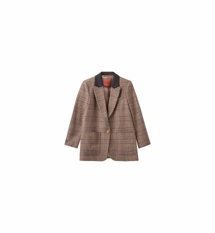 Women Blazers MOS MOSH MMHBrave Check Blazer 8211 HEYANNO Foxtrot