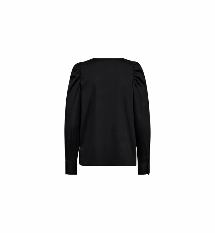Women Blouses and Tops MOS MOSH MMGigi Slit Blouse Black