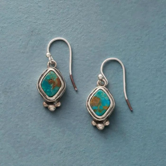 Women Blue Mountain Earrings Sundance Catalog Earrings