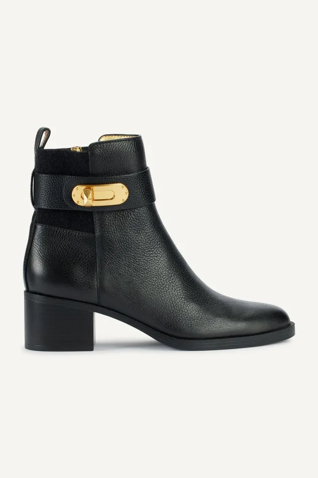Women Boots And Booties Donna Karan THOMPSON HEELED BOOTIE Black