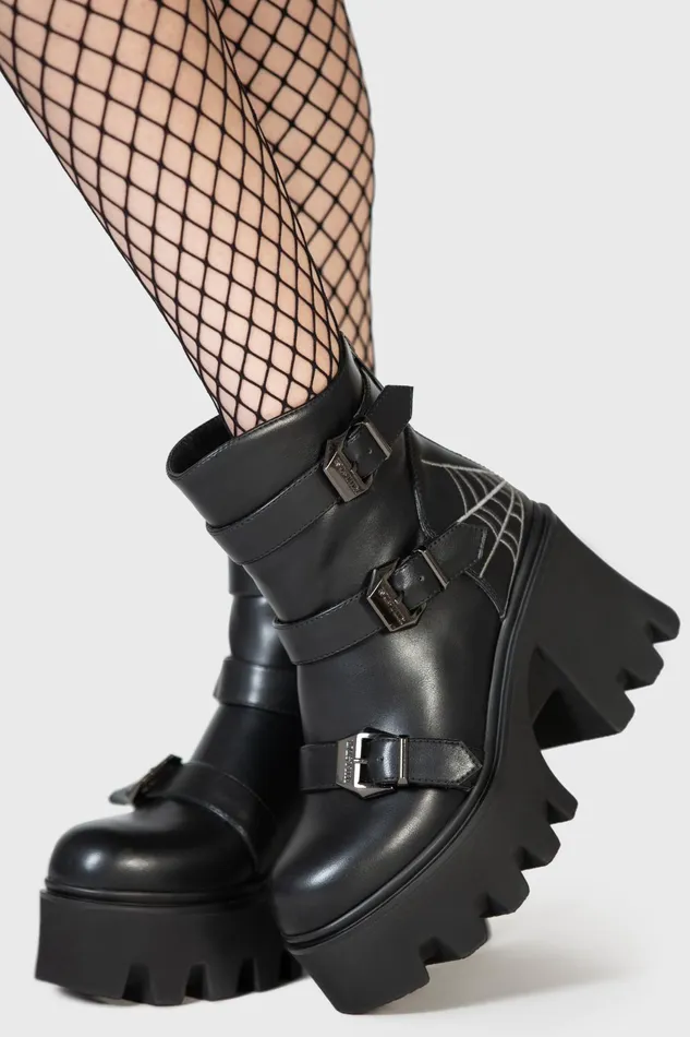 Women Boots Killstar Crypt Creeps Platform Boot